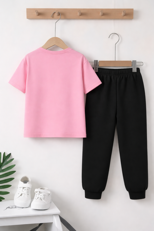 🌸✨ Kids Cute Charm 2 PCS Summer Tracksuit ✨🌸