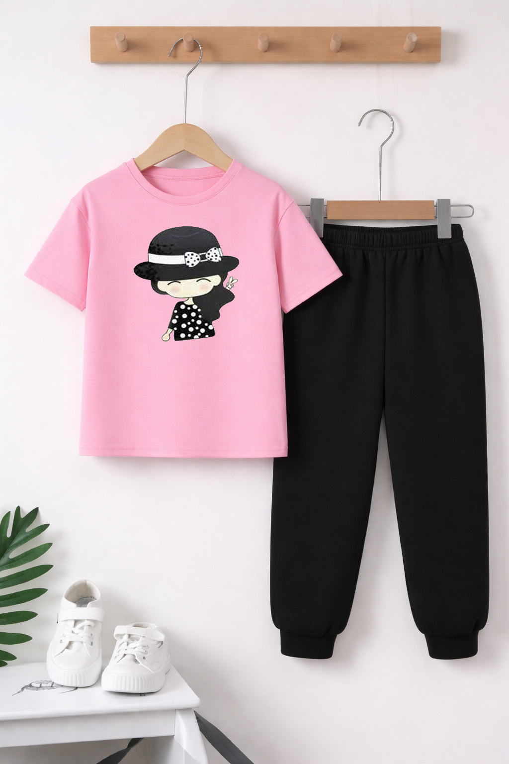 🌸✨ Kids Cute Charm 2 PCS Summer Tracksuit ✨🌸
